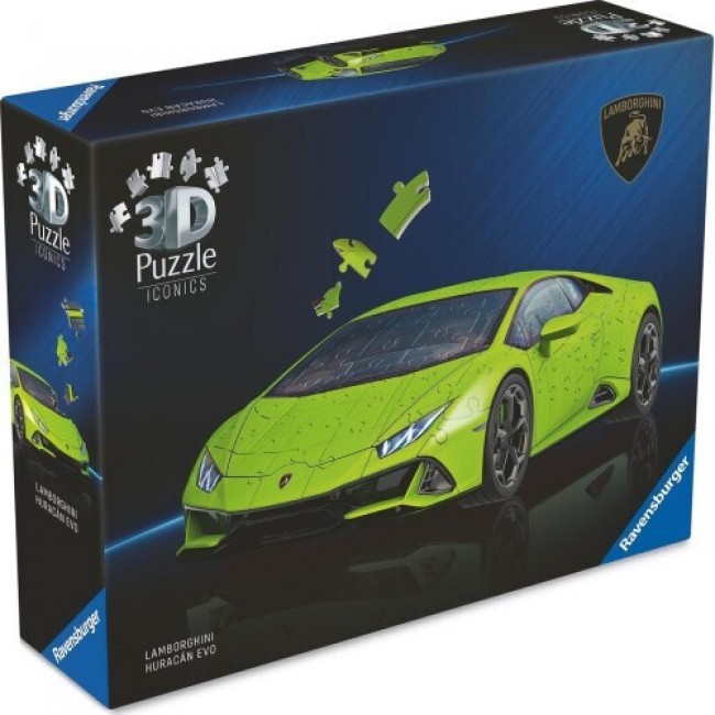 RAVENSBURGER PUZZLE 3D ICONICS LABORGHINI HURACAN 108ΤΕΜ.