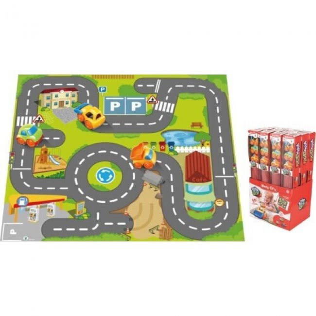 KIDZ 2 GO MINI CAR SET 3 WITH PLAYMAT 80x70cm KIDZ 2 GO MINI CAR SET 3 WITH PLAYMAT 80x70cm