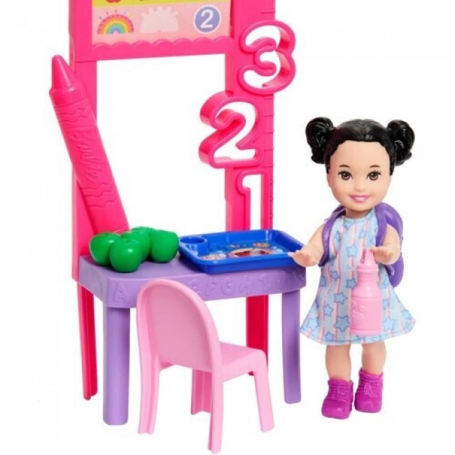 BARBIE ΕΠΑΓΓΕΛΜΑΤΑ ΚΟΥΚΛΑ ΜΕ ΕΝΑ ΠΑΙΔΙ ΔΑΣΚΑΛΑ BARBIE ΕΠΑΓΓΕΛΜΑΤΑ ΚΟΥΚΛΑ ΜΕ ΕΝΑ ΠΑΙΔΙ ΔΑΣΚΑΛΑ
