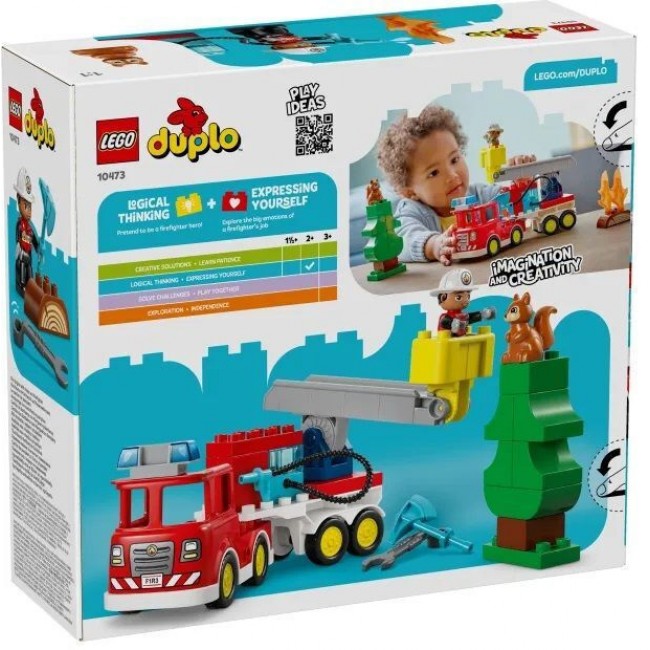LEGO DUPLO TOWN ΠΥΡΟΣΒΕΣΤΙΚΟ ΌΧΗΜΑ ΜΕ ΜΑΝΙΚΑ ΚΑΙ ΠΥΡΟΣΒΕΣΤΗ (10473) LEGO DUPLO TOWN ΠΥΡΟΣΒΕΣΤΙΚΟ ΌΧΗΜΑ ΜΕ ΜΑΝΙΚΑ ΚΑΙ ΠΥΡΟΣΒΕΣΤΗ (10473)
