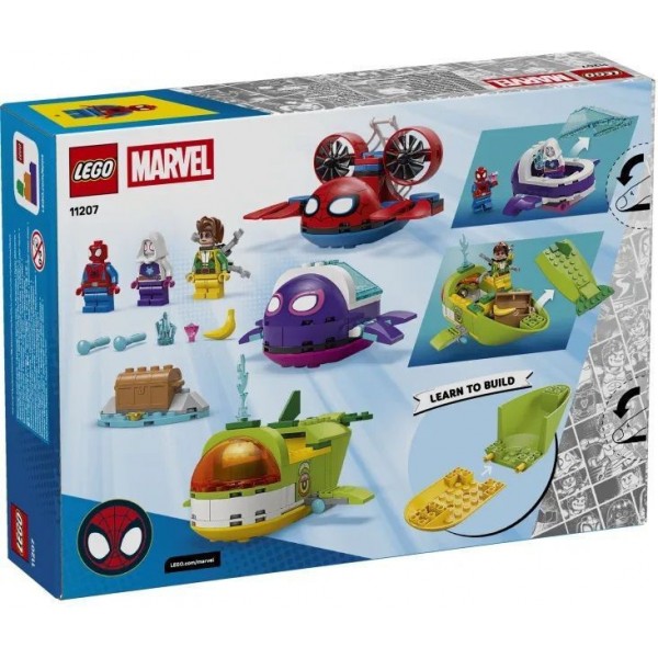 LEGO MARVEL SPIDEY AND HIS AMAZING FRIENDS ΣΠΑΙΝΤΙ ΥΠΟΒΡΥΧΙΑ ΟΧΗΜΑΤΑ (11207)