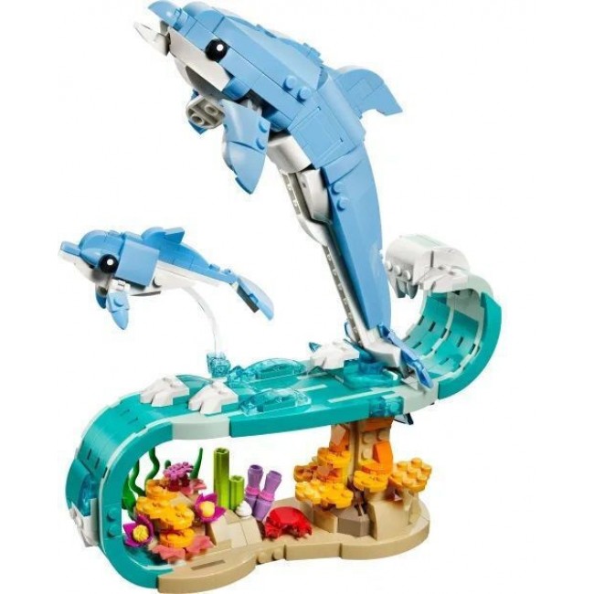 LEGO CREATOR ΖΩΑ ΤΗΣ ΘΑΛΑΣΣΑΣ ΟΜΟΡΦΑ ΔΕΛΦΙΝΙΑ LEGO CREATOR ΖΩΑ ΤΗΣ ΘΑΛΑΣΣΑΣ ΟΜΟΡΦΑ ΔΕΛΦΙΝΙΑ