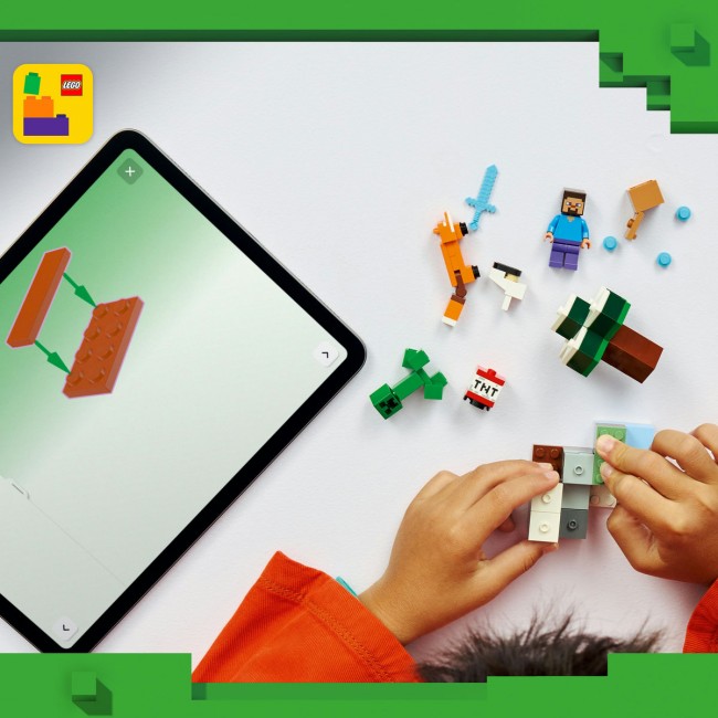 LEGO MINECRAFT ΠΕΡΙΠΕΤΕΙΑ ΤΟΥ ΣΤΙΒ ΣΤΗΝ ΤΑΙΓΚΑ (21583) LEGO MINECRAFT ΠΕΡΙΠΕΤΕΙΑ ΤΟΥ ΣΤΙΒ ΣΤΗΝ ΤΑΙΓΚΑ (21583)