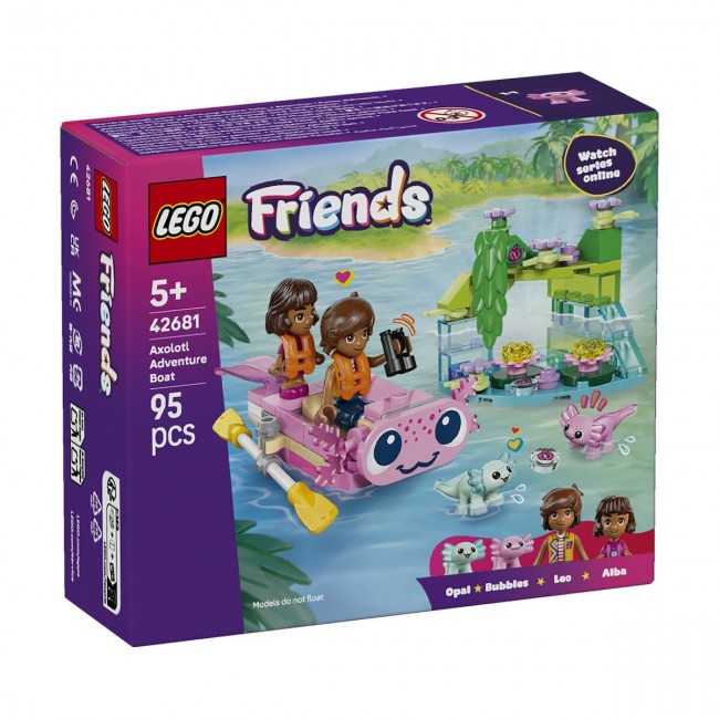 LEGO FRIENDS AXOLOTL ADVENTURE BOAT