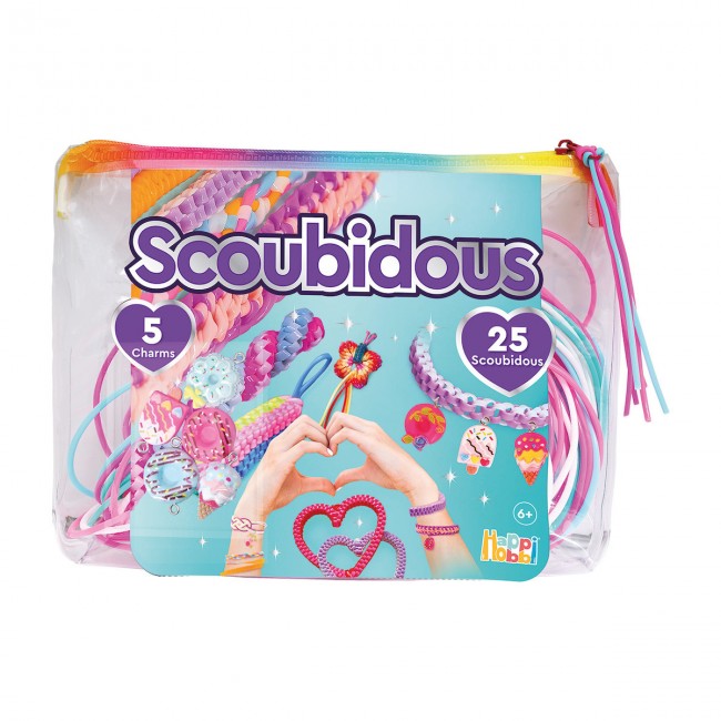 HAPPIHOBBI SCOUBIDOUS ΤΣΑΝΤΑΚΙ ΜΕ 25 SCOUBIDOUS - ΑΞΕΣΟΥΑΡ ΓΙΑ 6+ HAPPIHOBBI SCOUBIDOUS ΤΣΑΝΤΑΚΙ ΜΕ 25 SCOUBIDOUS - ΑΞΕΣΟΥΑΡ ΓΙΑ 6+