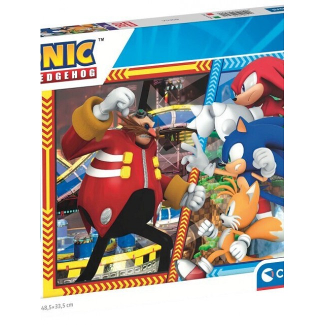 CLEMENTONI PUZZLE SUPER COLOR 180ΤΕΜ. SONIC CLEMENTONI PUZZLE SUPER COLOR 180ΤΕΜ. SONIC