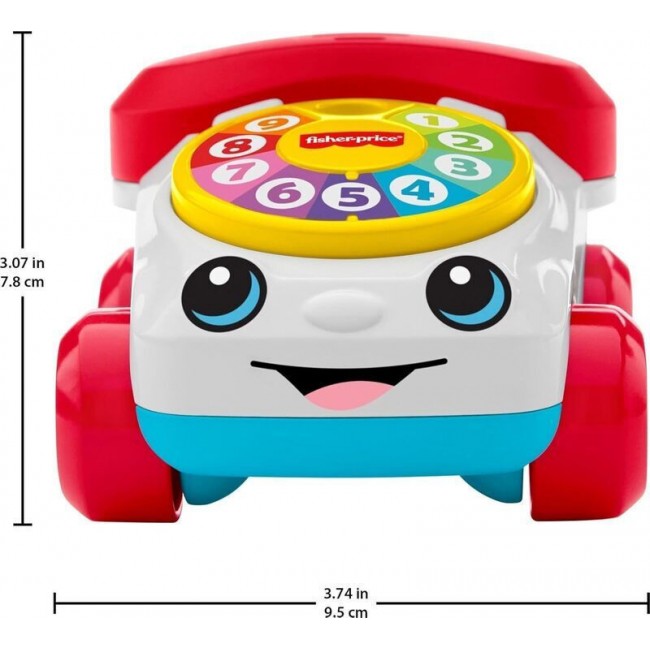 ΚΛΑΣΙΚΟ ΤΗΛΕΦΩΝΑΚΙ ΜΙΝΙ FISHER PRICE ΚΛΑΣΙΚΟ ΤΗΛΕΦΩΝΑΚΙ ΜΙΝΙ FISHER PRICE