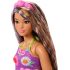 BARBIE ΚΟΥΚΛΑ FASHIONISTAS ME FLORAL SET ΜΩΒ BARBIE ΚΟΥΚΛΑ FASHIONISTAS ME FLORAL SET ΜΩΒ