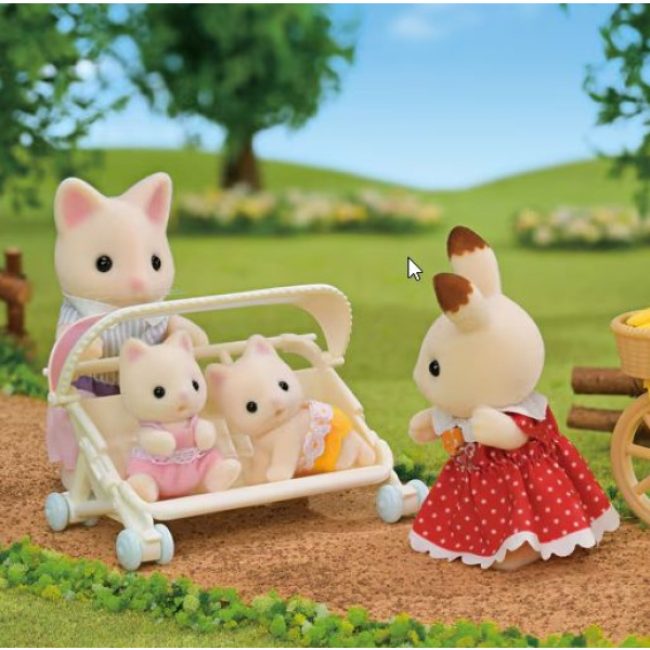 THE SYLVANIAN FAMILIES FLORAL CAT ΤΡΙΔΥΜΑ & ΚΑΡΟΤΣΙ (5880) THE SYLVANIAN FAMILIES FLORAL CAT ΤΡΙΔΥΜΑ & ΚΑΡΟΤΣΙ (5880)