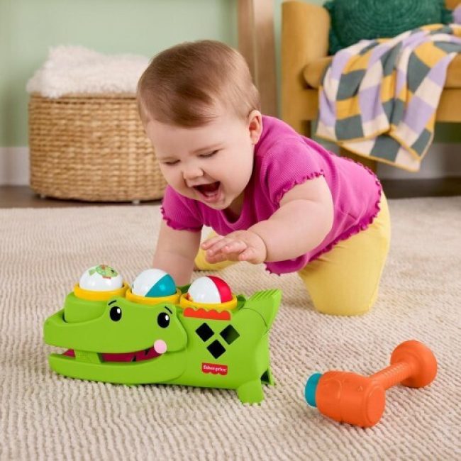 FISHER PRICE ΠΑΙΧΝΙΔΙ ΚΡΟΚΟΔΕΙΛΟΣ ΜΕ ΜΠΑΛΙΤΣΕΣ (JLB94) FISHER PRICE ΠΑΙΧΝΙΔΙ ΚΡΟΚΟΔΕΙΛΟΣ ΜΕ ΜΠΑΛΙΤΣΕΣ (JLB94)