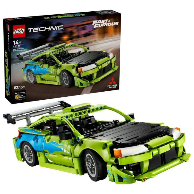 LEGO TECHNIC FUST AND FURIUS MITSUBISHI ECLIPSE CAR