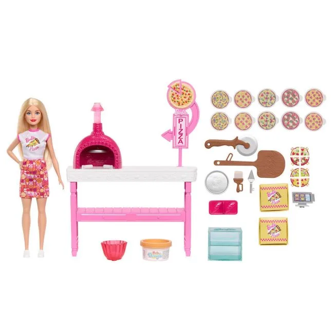 BARBIE ΚΟΥΚΛΑ ΣΕΤ ΠΙΤΣΑΡΙΑ JMK21 BARBIE ΚΟΥΚΛΑ ΣΕΤ ΠΙΤΣΑΡΙΑ JMK21