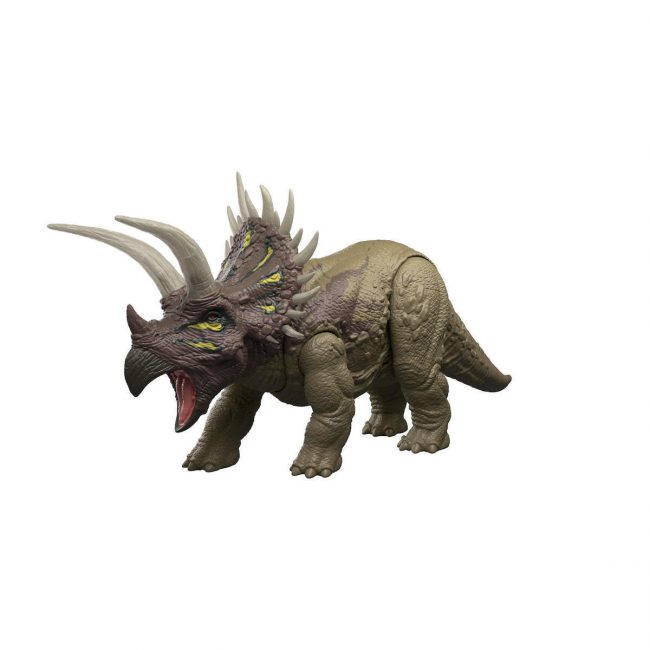 JURASSIC WORLD WILD ROAR TRICERATOP ΔΕΙΝΟΣΑΥΡΟΙ ΜΕ ΚΙΝΟΥΜΕΝΑ ΜΕΛΗ, ΛΕΙΤΟΥΡΓΙΑ ΕΠΙΘΕΣΗΣ, ΗΧΟΥΣ & ΦΩΣ JURASSIC WORLD WILD ROAR TRICERATOP ΔΕΙΝΟΣΑΥΡΟΙ ΜΕ ΚΙΝΟΥΜΕΝΑ ΜΕΛΗ, ΛΕΙΤΟΥΡΓΙΑ ΕΠΙΘΕΣΗΣ, ΗΧΟΥΣ & ΦΩΣ