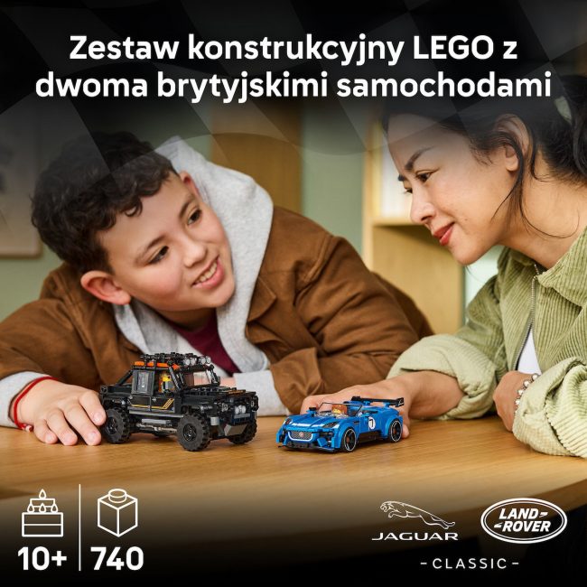 LEGO SPEED CHAMPIONS JAGUAR PROJECT 7 AND LAND ROVER DEFENDER 77264 LEGO SPEED CHAMPIONS JAGUAR PROJECT 7 AND LAND ROVER DEFENDER 77264