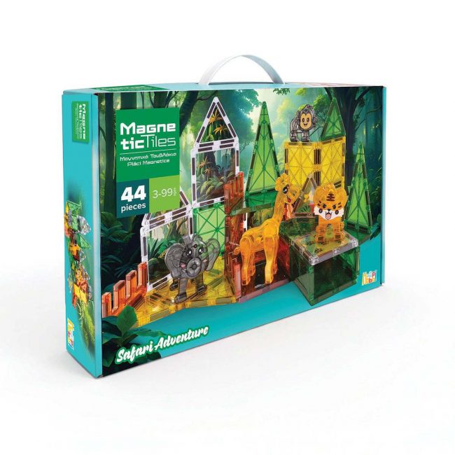 HAPPIHOBBI ΜΑΓΝΗΤΙΚΑ ΤΟΥΒΛΑΚΙΑ SAFARI ADVENTURE 44PCS (1029-64603) HAPPIHOBBI ΜΑΓΝΗΤΙΚΑ ΤΟΥΒΛΑΚΙΑ SAFARI ADVENTURE 44PCS (1029-64603)