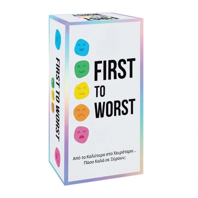 ΕΠΙΤΡΑΠΕΖΙΟ ΠΑΙΧΝΙΔΙ FIRST TO WORST ΕΠΙΤΡΑΠΕΖΙΟ ΠΑΙΧΝΙΔΙ FIRST TO WORST