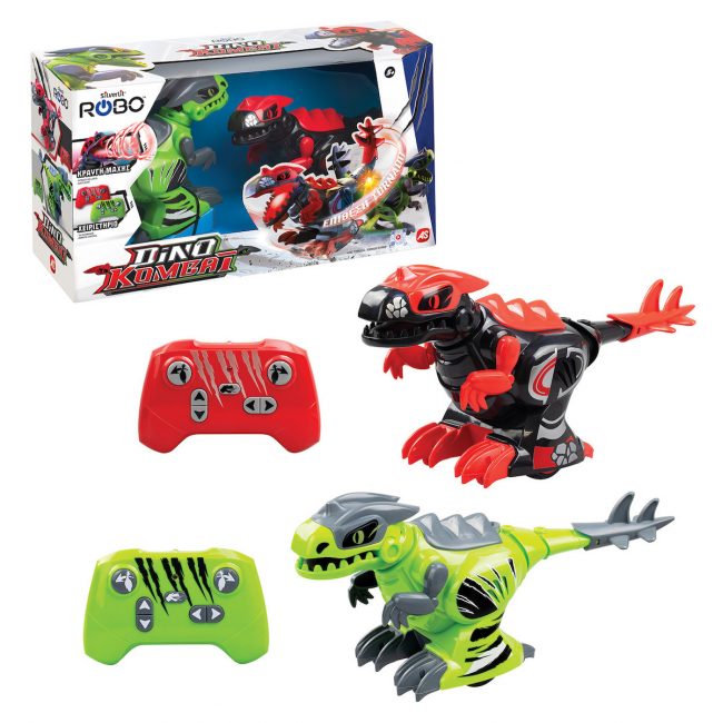 SILVERLIT ROBO ΣΕΤ 2 ΤΗΛΕΚΑΤΕΥΘΥΝΟΜΕΝΑ ΠΟΜΠΟΤ DINO KOMBAT SILVERLIT ROBO ΣΕΤ 2 ΤΗΛΕΚΑΤΕΥΘΥΝΟΜΕΝΑ ΠΟΜΠΟΤ DINO KOMBAT