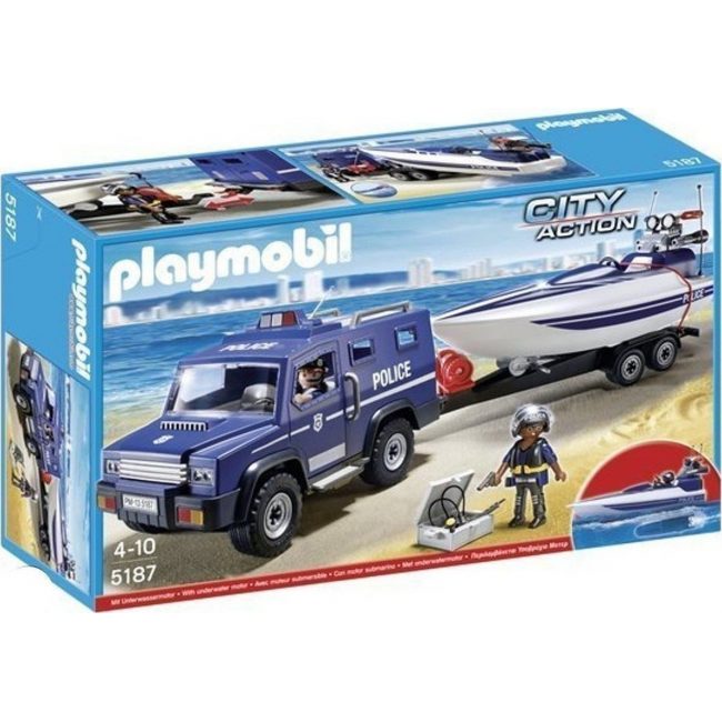 PLAYMOBIL ΑΣΤΥΝΟΜΙΚΟ ΟΧΗΜΑ ΜΕ ΤΑΧΥΠΛΟΟ