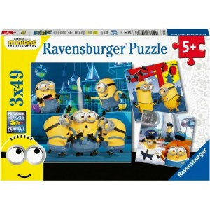 RAVENSBURGER PUZZLE 3Χ49 ΤΕΜ.MINIONS