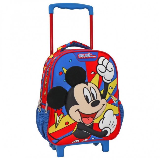 MUST ΣΧΟΛΙΚΗ ΤΣΑΝΤΑ ΤΡΟΛΛΕΥ ΝΗΠΙΟΥ DISNEY MICKEY MOUSE WIGGLE GIGGLE 2 ΘΗΚΕΣ MUST ΣΧΟΛΙΚΗ ΤΣΑΝΤΑ ΤΡΟΛΛΕΥ ΝΗΠΙΟΥ DISNEY MICKEY MOUSE WIGGLE GIGGLE 2 ΘΗΚΕΣ