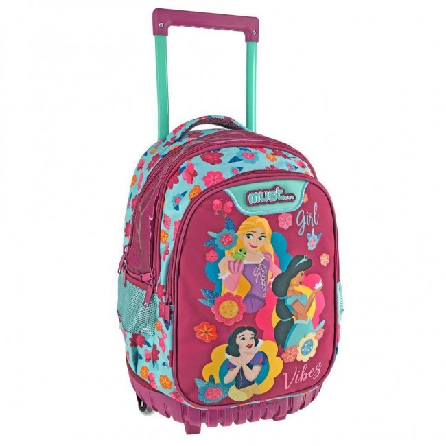 MUST TROLLEY ΔΗΜΟΤΙΚΟΥ DISNEY PRINCESS GIRL VIBES 3 ΘΗΚΕΣ MUST TROLLEY ΔΗΜΟΤΙΚΟΥ DISNEY PRINCESS GIRL VIBES 3 ΘΗΚΕΣ