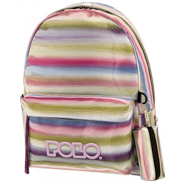 POLO ΣΑΚΙΔΙΟ RAGAZZA ΜΟΝΟΘΕΣΙΟ MULTI PINK 2025 POLO ΣΑΚΙΔΙΟ RAGAZZA ΜΟΝΟΘΕΣΙΟ MULTI PINK 2025