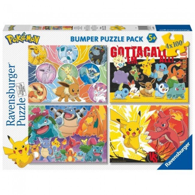 ΠΑΖΛ 4X100 ΤΕΜ. POKEMON ΠΑΖΛ 4X100 ΤΕΜ. POKEMON