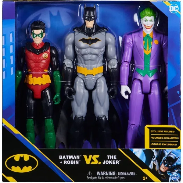 DC BATMAN: MULTIPACK 3 ΤΕΜ. ΦΙΓΟΥΡΕΣ 30 CM. (6064967)