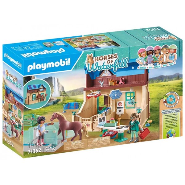 PLAYMOBIL HORSES OF WATERFALL ΚΤΗΝΙΑΤΡΙΚΗ ΚΛΙΝΙΚΗ ΑΛΟΓΩΝ