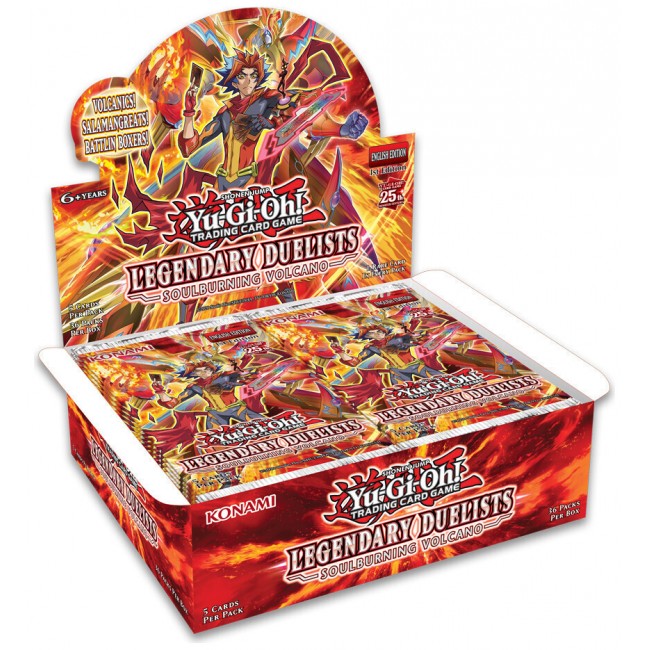 YU-GI-OH LD10 SOULBURNING VOLCANO BOOSTER YU-GI-OH LD10 SOULBURNING VOLCANO BOOSTER