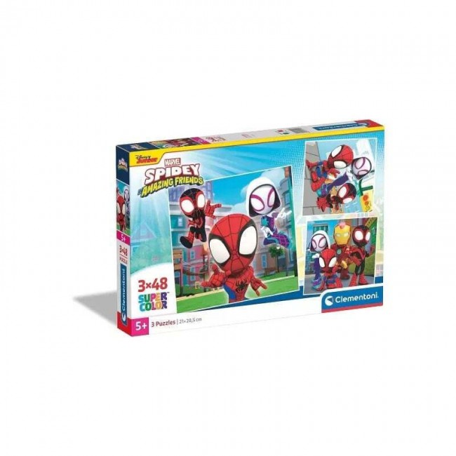 CLEMENTONI PUZZLE 3X48 ΤΕΜΑΧΙΑ SPIDEY AND HIS AMAZING FRIENDS CLEMENTONI PUZZLE 3X48 ΤΕΜΑΧΙΑ SPIDEY AND HIS AMAZING FRIENDS