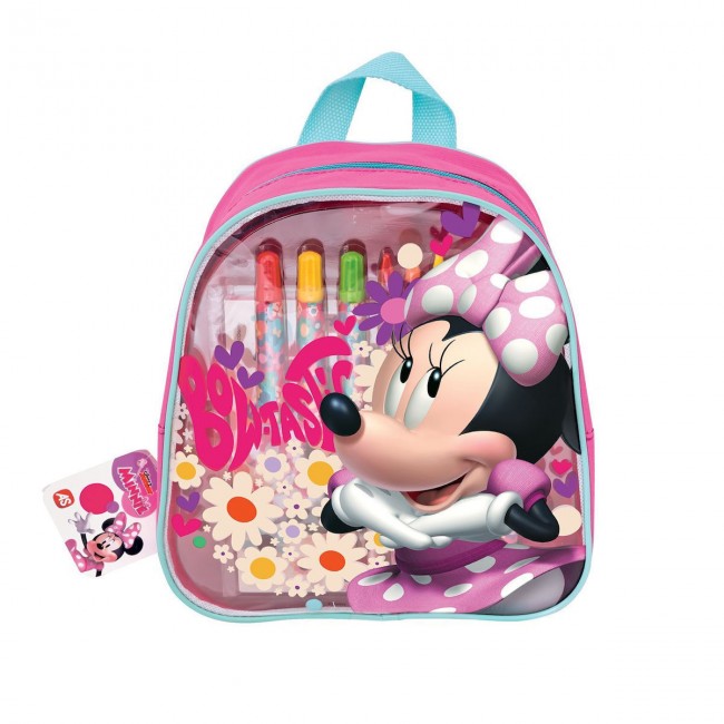ΣΕΤ ΖΩΓΡΑΦΙΚΗΣ ΣΕ BACKPACK MINNIE ΣΕΤ ΖΩΓΡΑΦΙΚΗΣ ΣΕ BACKPACK MINNIE