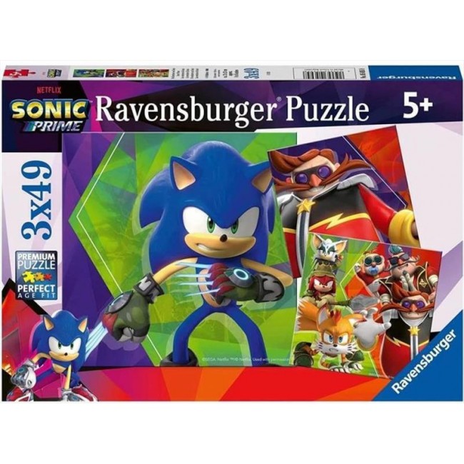 RAVENSBURGER ΠΑΖΛ 3X49 ΤΕΜ. SONIC 05695 RAVENSBURGER ΠΑΖΛ 3X49 ΤΕΜ. SONIC 05695