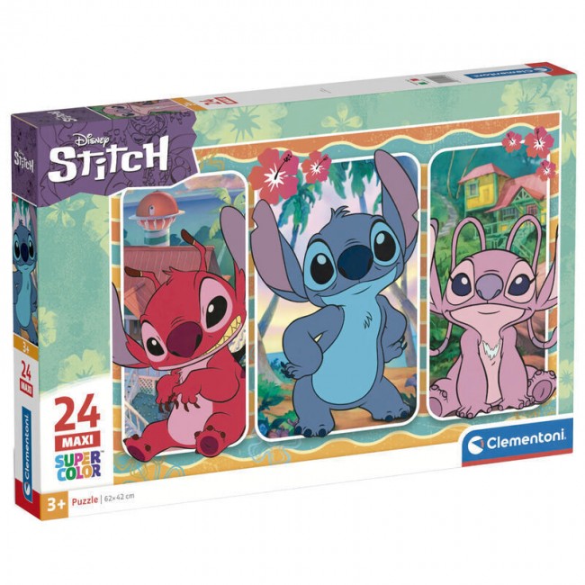 CLEMENTONI ΠΑΙΔΙΚΟ PUZZLE MAXI SUPER COLOR STITCH 24 TMX CLEMENTONI ΠΑΙΔΙΚΟ PUZZLE MAXI SUPER COLOR STITCH 24 TMX