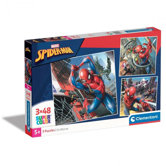 CLEMENTONI PUZZLE 3X48 SPIDER MAN CLEMENTONI PUZZLE 3X48 SPIDER MAN