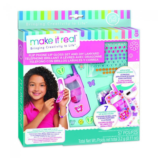 MAKE IT REAL FLIP PHONE LIP GLOSS MAKE IT REAL FLIP PHONE LIP GLOSS