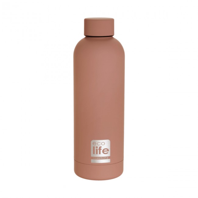 ECO-LIFE ΜΕΤΑΛΛΙΚΟ ΜΠΟΥΚΑΛΙ ΘΕΡΜΟΣ 500ML DUSTY PINK ECO-LIFE ΜΕΤΑΛΛΙΚΟ ΜΠΟΥΚΑΛΙ ΘΕΡΜΟΣ 500ML DUSTY PINK