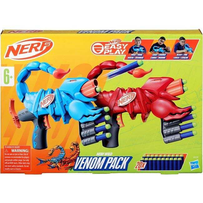 NERF WILD  EASY PLAY VENOM PACK