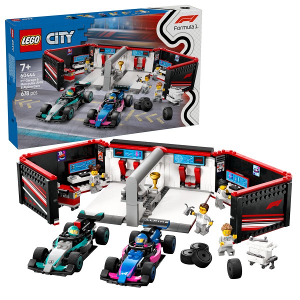 LEGO CITY FORMULA 1 GARAGE AND MERCEDES-AMG ALPINE CARS LEGO CITY FORMULA 1 GARAGE AND MERCEDES-AMG ALPINE CARS