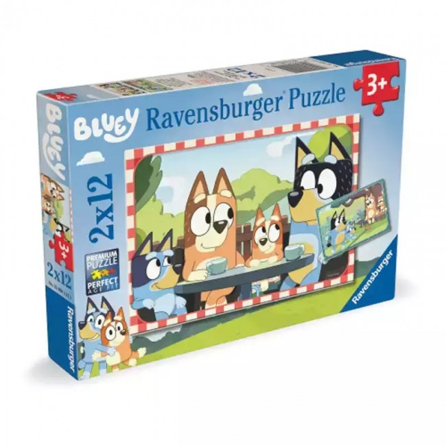 RAVENSBURGER PUZZLE 2X12 TEM. ΟΙΚΟΓΕΝΕΙΑ ΤΗΣ BLUEY RAVENSBURGER PUZZLE 2X12 TEM. ΟΙΚΟΓΕΝΕΙΑ ΤΗΣ BLUEY