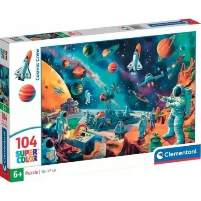 CLEMENTONI PUZZLE MAXI SUPER COLORCOSMIC CREW CLEMENTONI PUZZLE MAXI SUPER COLORCOSMIC CREW