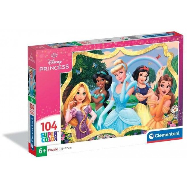 CLEMENTONI PUZZLE 104 SUPER COLOR PRINCESS CLEMENTONI PUZZLE 104 SUPER COLOR PRINCESS