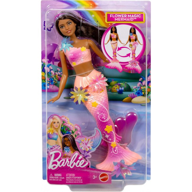 ΚΟΥΚΛΑ BARBIE ΜΑΓΙΚΗ ΓΟΡΓΟΝΑ ΠΟΥ ΑΝΘΙΖΕΙ - ΜΕΛΑΧΡΟΙΝΗ ΚΟΥΚΛΑ BARBIE ΜΑΓΙΚΗ ΓΟΡΓΟΝΑ ΠΟΥ ΑΝΘΙΖΕΙ - ΜΕΛΑΧΡΟΙΝΗ