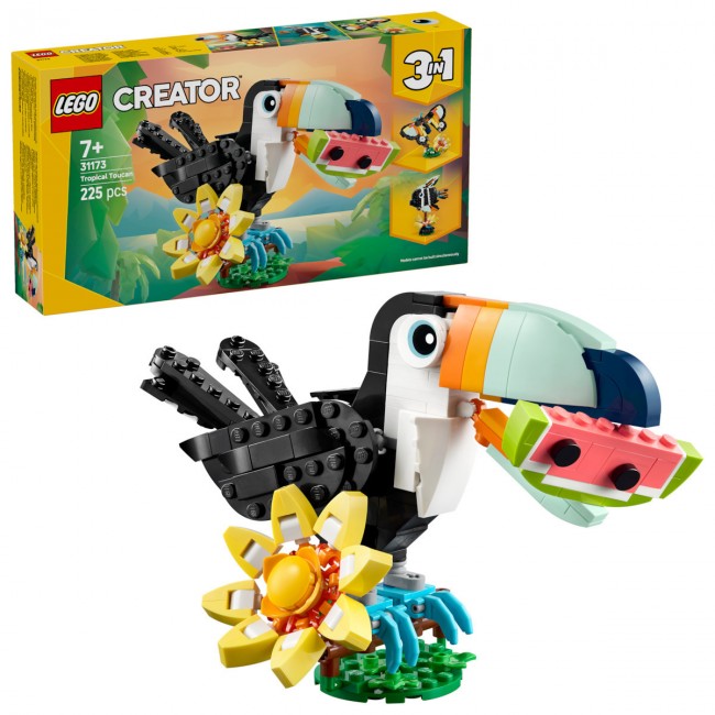 LEGO CREATOR ΑΓΡΙΑ ΖΩΑ: ΤΡΟΠΙΚΟ ΤΟΥΚΑΝ (31173)