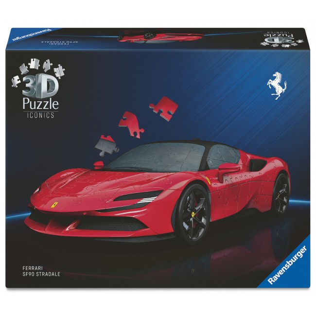 RAVENSBURGER PUZZLE 3D ICONIC FERRARI 108 TEM.
