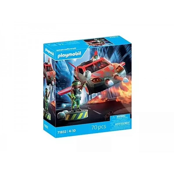 PLAYMOBIL HEROES ΣΟΥΠΕΡ ΗΡΩΕΣ ΜΕ ΣΟΥΠΕΡ ΟΧΗΜΑ (71832)