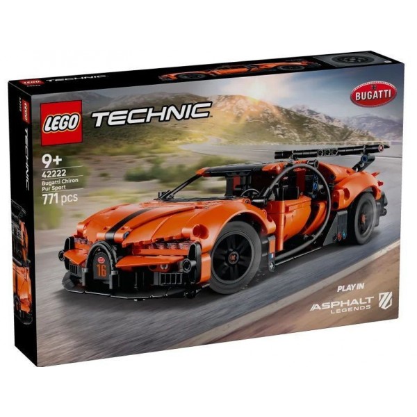 LEGO TECHNIC HYPER CAR BUGATTI CHIRON PUR SPORT (42222)