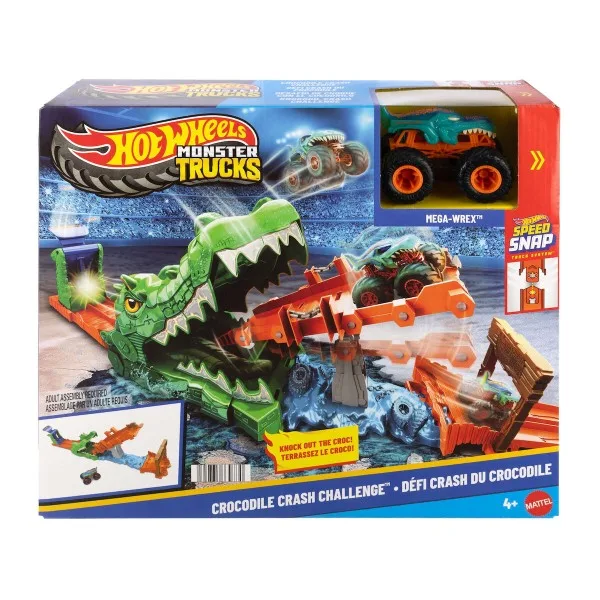 HOT WHEELS MONSTER TRUCKS ΠΙΣΤΑ ΕΞΟΝΤΩΣΗ ΚΡΟΚΟΔΕΙΛΟΥ JJN45