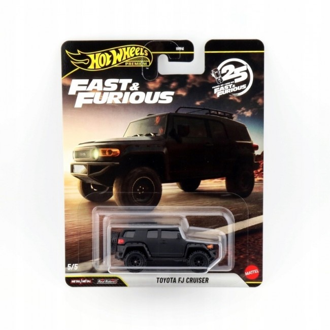 HOT WHEELS FAST &FURIOUS PREMIUN 25 YEARS TOYOTA FJ CRUISER