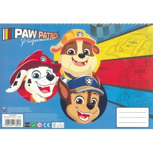 GIM ΜΠΛΟΚ ΖΩΓΡΑΦΙΚΗΣ 23X33 40Φ+STICKERS PAW PATROL GIM ΜΠΛΟΚ ΖΩΓΡΑΦΙΚΗΣ 23X33 40Φ+STICKERS PAW PATROL